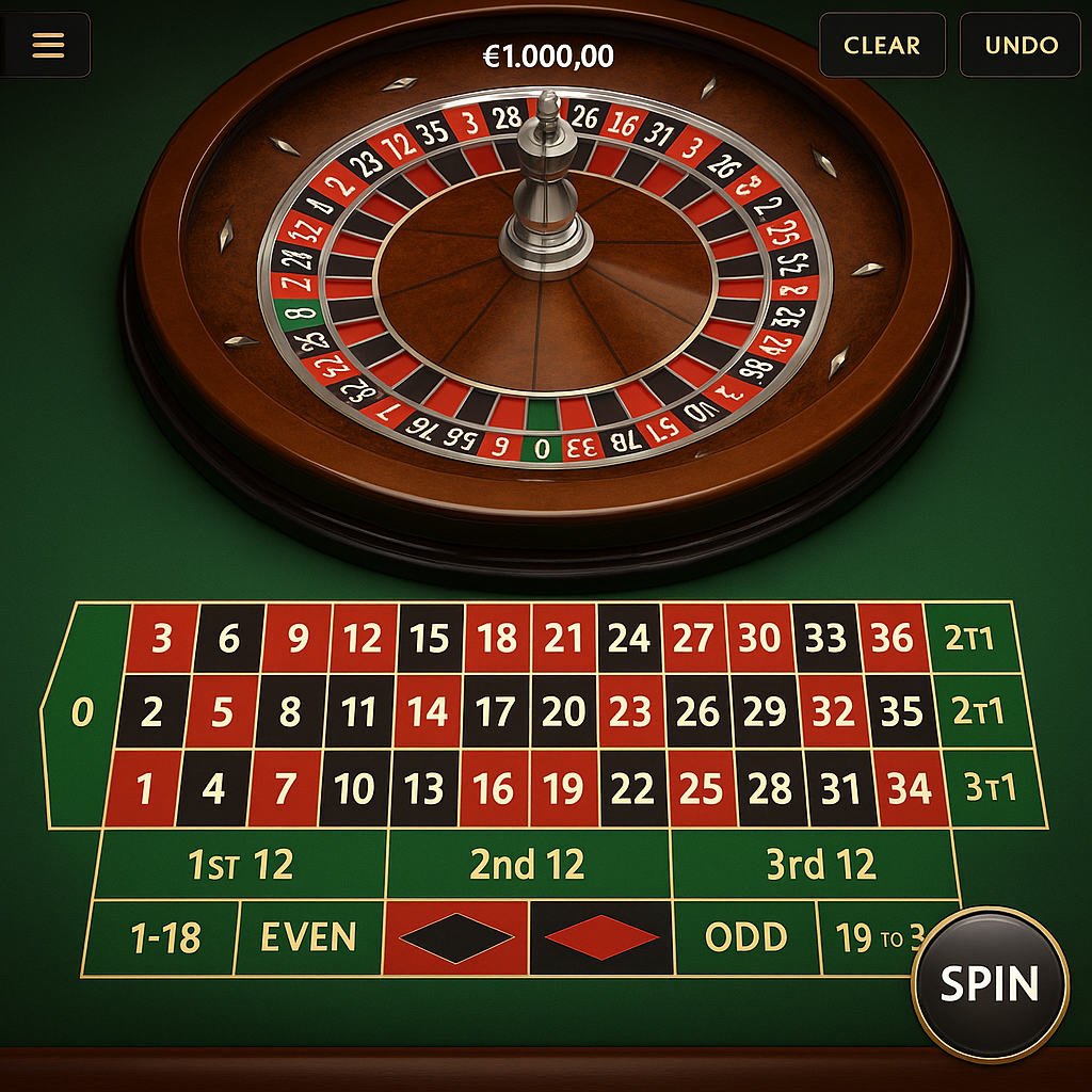 MyEmpire - Roulette Table Game - Roulette Européenne